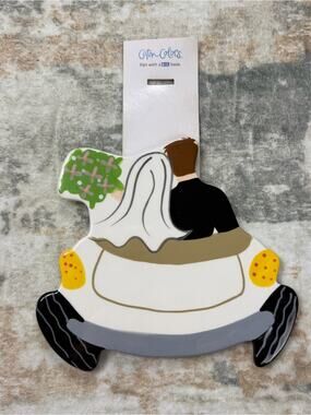 NWT Retired Coton Colors Happy Everything! Bride Groom Big Attachment